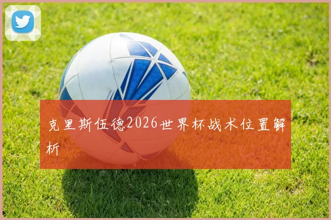 克里斯伍德2026世界杯战术位置解析